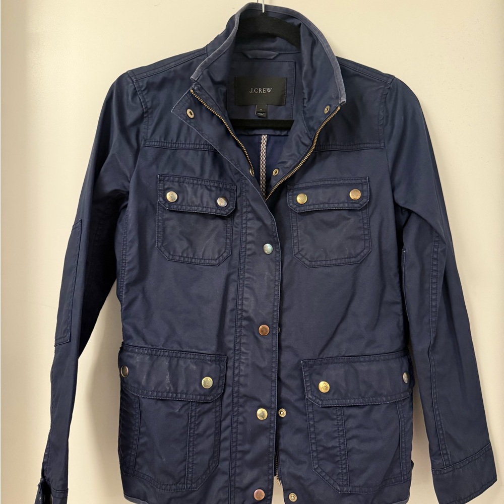 J. Crew Women's Dark Blue Utility Jacket